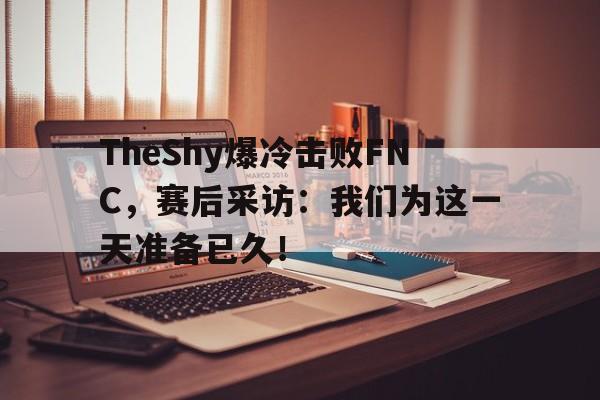GOGO体育app官方下载-TheShy爆冷击败FNC，赛后采访：我们为这一天准备已久！